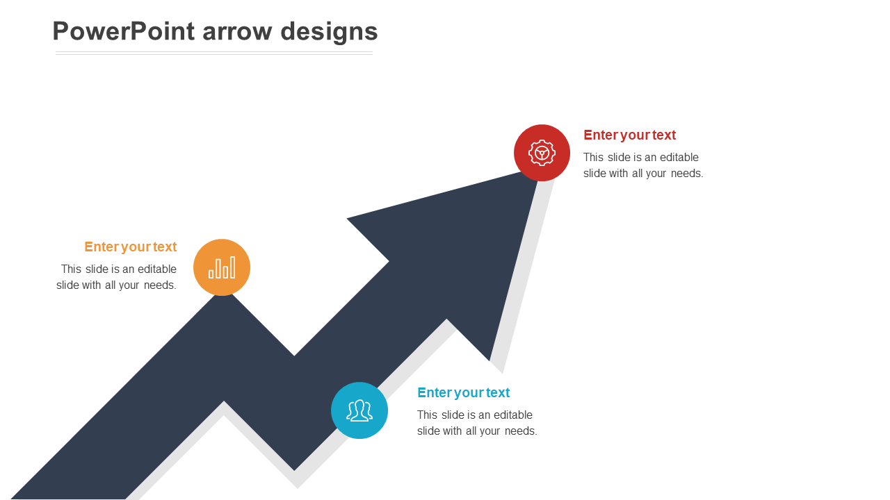 Creative PowerPoint Arrow Designs Slide Template